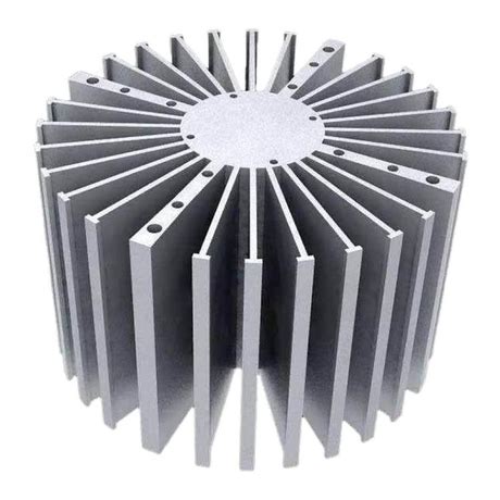 Round Extruded Aluminum Heatsink Winshare Thermal