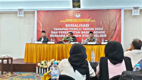 Kpu Boltim Sosialisasi Tahapan Pemilu 2024 Dan Perekrutan Badan Ad Hoc