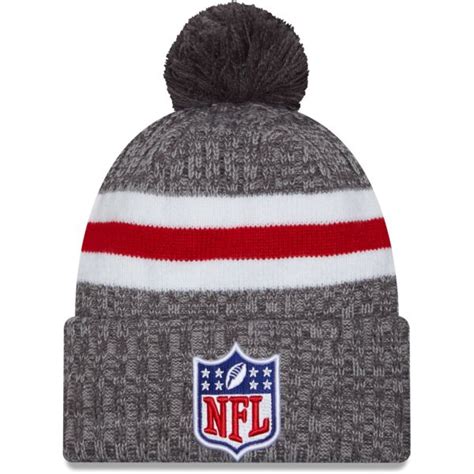 New Era Nfl Sideline Knit Beanie Shield Logo 202324 Mens Beanies