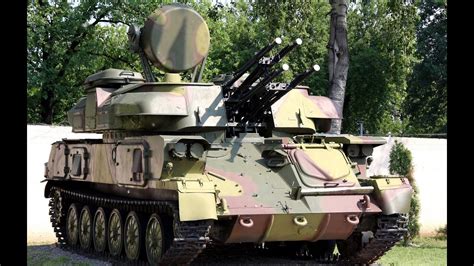 Russian Zsu Shilka Self Propelled Anti Aircraft Gun Youtube