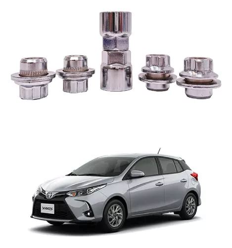 Tuerca Antirrobo Bulones De Seguridad Auto Suv Toyota Yaris