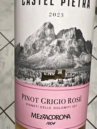 Mezzacorona Castel Pietra Pinot Grigio Ros Vivino Us