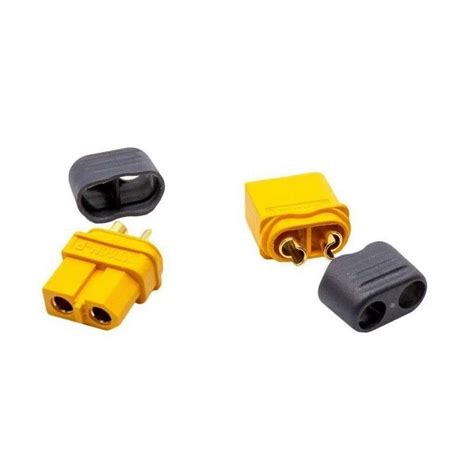 Xt60 Female 2pin Plug With Cable Protection 30a Amass Xt60l F