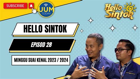 Minggu Suai Kenal Uum Sesi 20232024 Apa Yang Wajib Anda Tahu Youtube