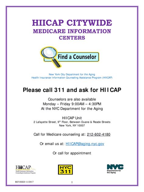 Fillable Online Nysofa Hiicap New York State Office For The Aging