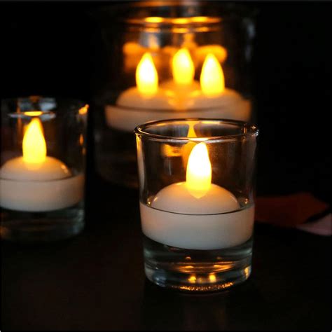 Amazon Gouccpu Water Activated Tea Lights Waterproof Flameless