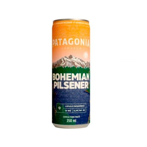 Cerveja Patagonia Bohemian Pilsener Lata 350 Ml Shopee Brasil