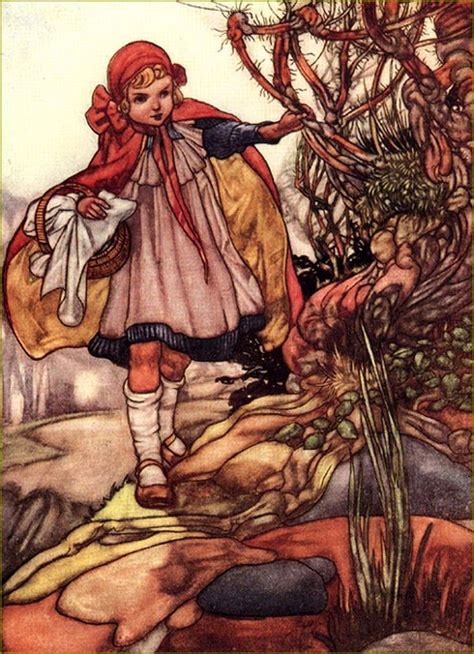 Le Petit Chaperon Rouge En Illustration Charles Robinson