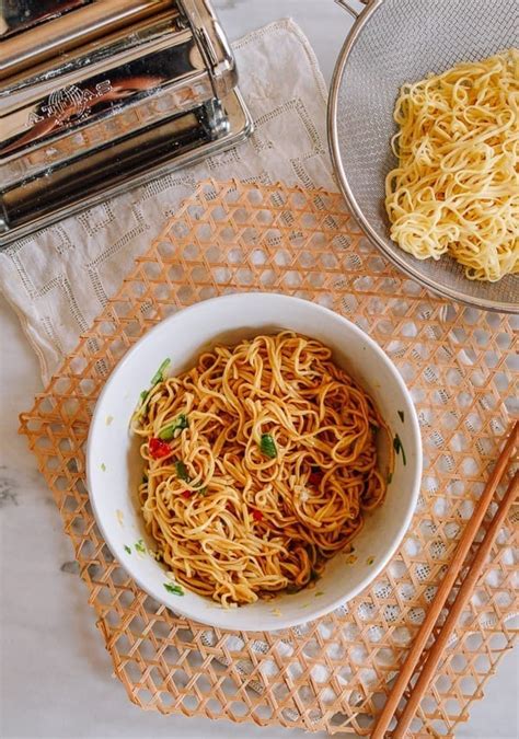 Homemade Chinese Egg Noodles Just 3 Ingredients The Woks Of Life