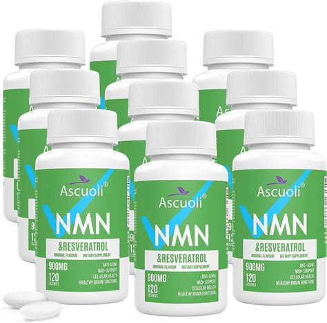 Ascuoli Sublingual NMN 500mg Trans Resveratrol Purity 99 India Ubuy