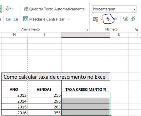 Como Calcular Taxa De Crescimento No Excel Smart Planilhas