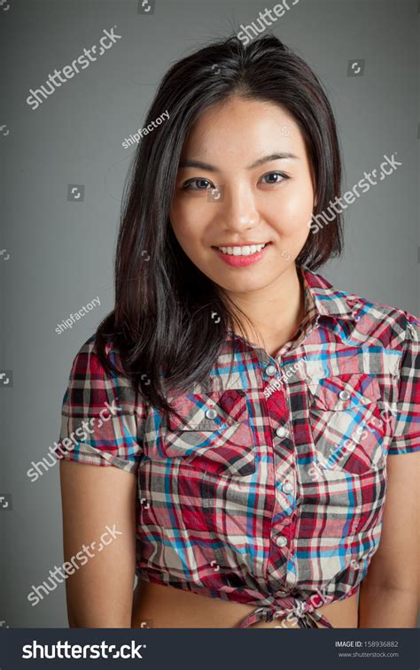 Sexy Attractive Asian Girl Country Cowgirl Stock Photo Edit Now 158936882