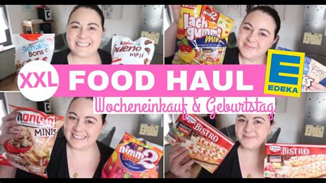 XXXL FOOD HAUL WOCHENEINKAUF GEBURTSTAGSPARTY 187 EDEKA Fräulein