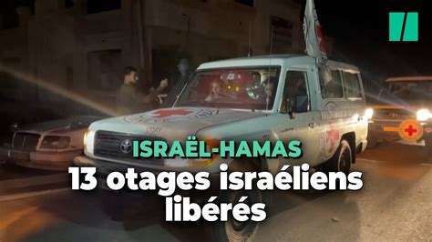 Les images des 13 otages israéliens libérés par le Hamas et arrivés en