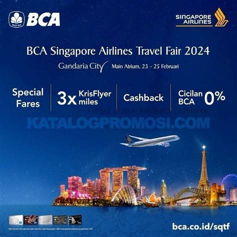 BCA Singapore Airlines Travel Fair Jakarta 2024 Tetanggamu