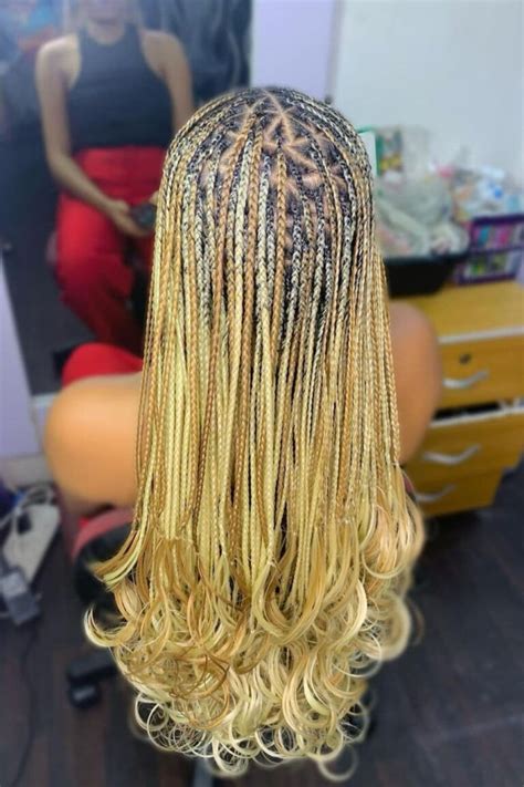 25 Trendy Looks For Mixed Blonde Knotless Braids In 2023 Lookosm