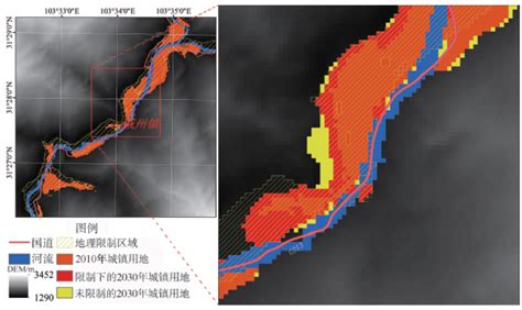 基于dyna Clue改进模型和sd模型耦合的山区城镇用地情景模拟研究——以岷江上游地区为例