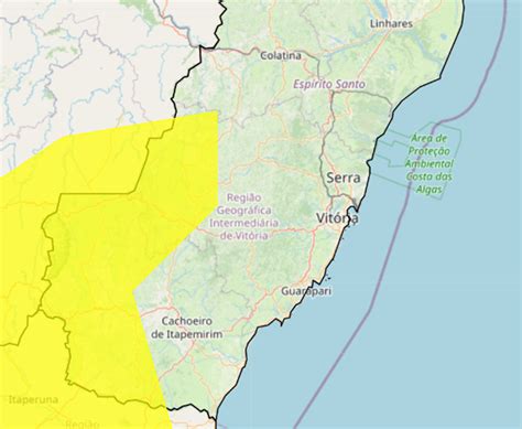 A Gazeta 26 Cidades Do Es Recebem Alerta De Perigo Potencial Para