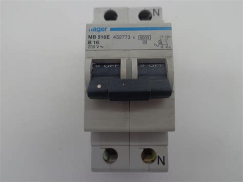 Hager MB 516E B16 1 N Sicherungsautomat Michl S Onlineshop OG