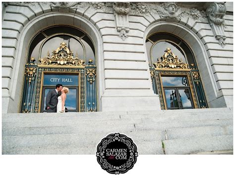 Chic SF City Hall elopement photos