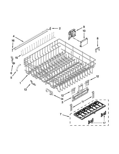 Whirlpool Gold Series Dishwasher Upper Rack Parts | Reviewmotors.co