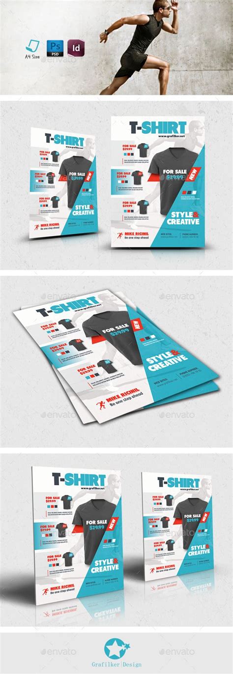 T-Shirt Flyer Templates | Flyer template, Catalog design layout, T ...