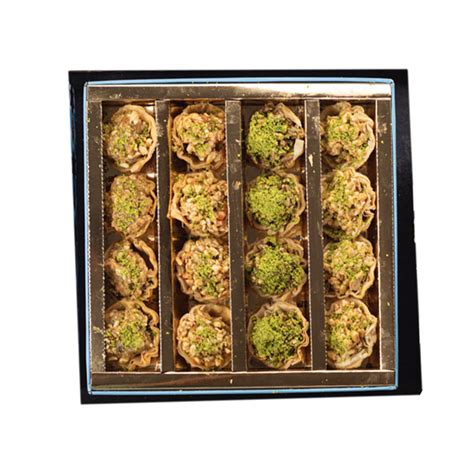 Buy The Baklava Box Fresh Assorted Mix Tart Baklavas With Cashew Tart