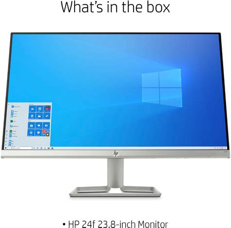 HP 24f 23 8 IPS LED FHD FreeSync Monitor HDMI VGA Natural Silver