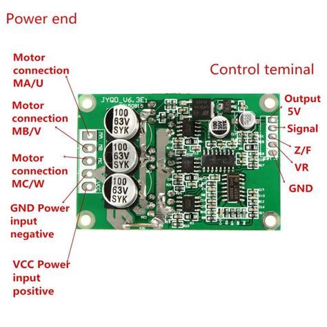 Dc V V V W Brushless Motor Drive Board Balanced Car Bldc