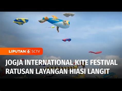 Jogja International Kite Festival Ratusan Layang Layang Hiasi Langit