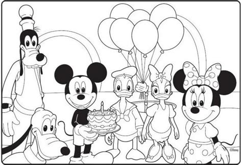 Mickey Mouse Clubhouse Printable Coloring Pages - Printable Word Searches