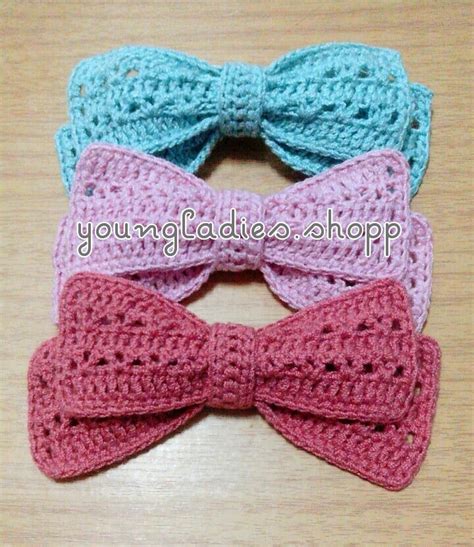 youngladieshome: crochet bow pattern