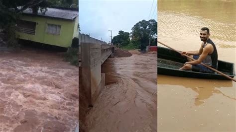 Forte Chuva Provoca Alagamentos Em Nobres Veja Vídeo