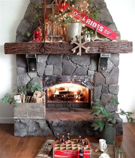 Santa's Picnic by the Campfire: A Rustic Christmas Mantel | Hometalk