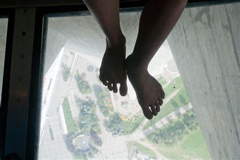 Feet On Glass Floor Flickr Photo Sharing