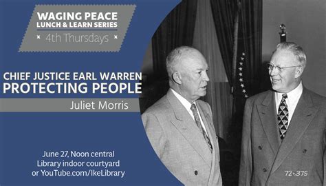 Chief Justice Earl Warren: Protecting People | Eisenhower Presidential ...