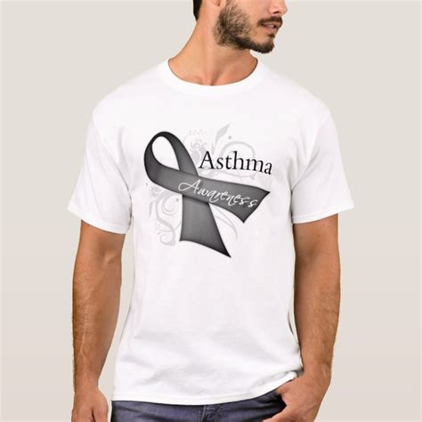 Asthma Awareness Ribbon T-Shirt | Zazzle.com