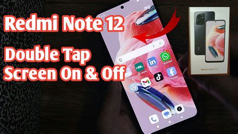 Redmi Note 12 Double Tap Screen On Off How To Enable Double Tap To