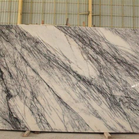 Polished Lilac Marble Slab White Lilac Marble Slab For Interior Floor