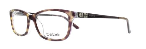 Bebe Eyeglasses Bb5084 226 Jet Tortoise 52mm