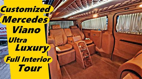 Customized Mercedes Viano Full Interior Tour Youtube