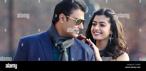 YAJAMANA, from left: Darshan Thoogudeep, Rashmika Mandanna, 2019 ...