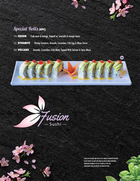 AYCE LUNCH Fusion Sushi McKnight