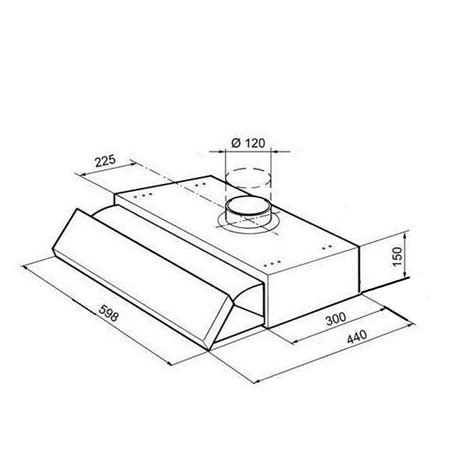 Cappa Cucina Sottopensile 2152 SRM 60 Cm Cod 315 0547 810 Faber