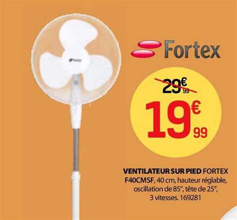 Promo Ventilateur Sur Pied Fortex Chez But Icatalogue Fr