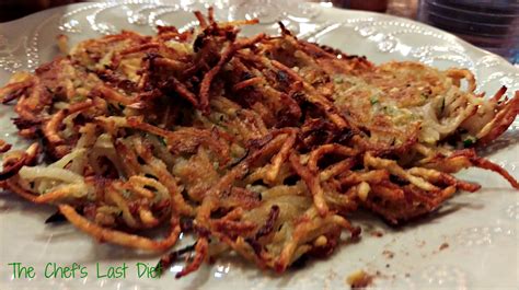 Zucchini And Potato Pancakes Chefs Last Diet