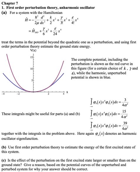 Solved Chapter 7 1 First Order Perturbation Theory