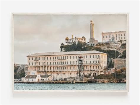 Alcatraz Island Print California Prison Alcatraz Island Wall - Etsy