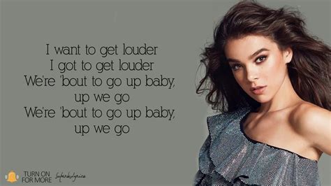 Hailee Steinfeld BloodPop Capital Letters Lyrics YouTube