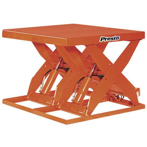 Table élévatrice à doubles ciseaux XLD series Presto Lifts